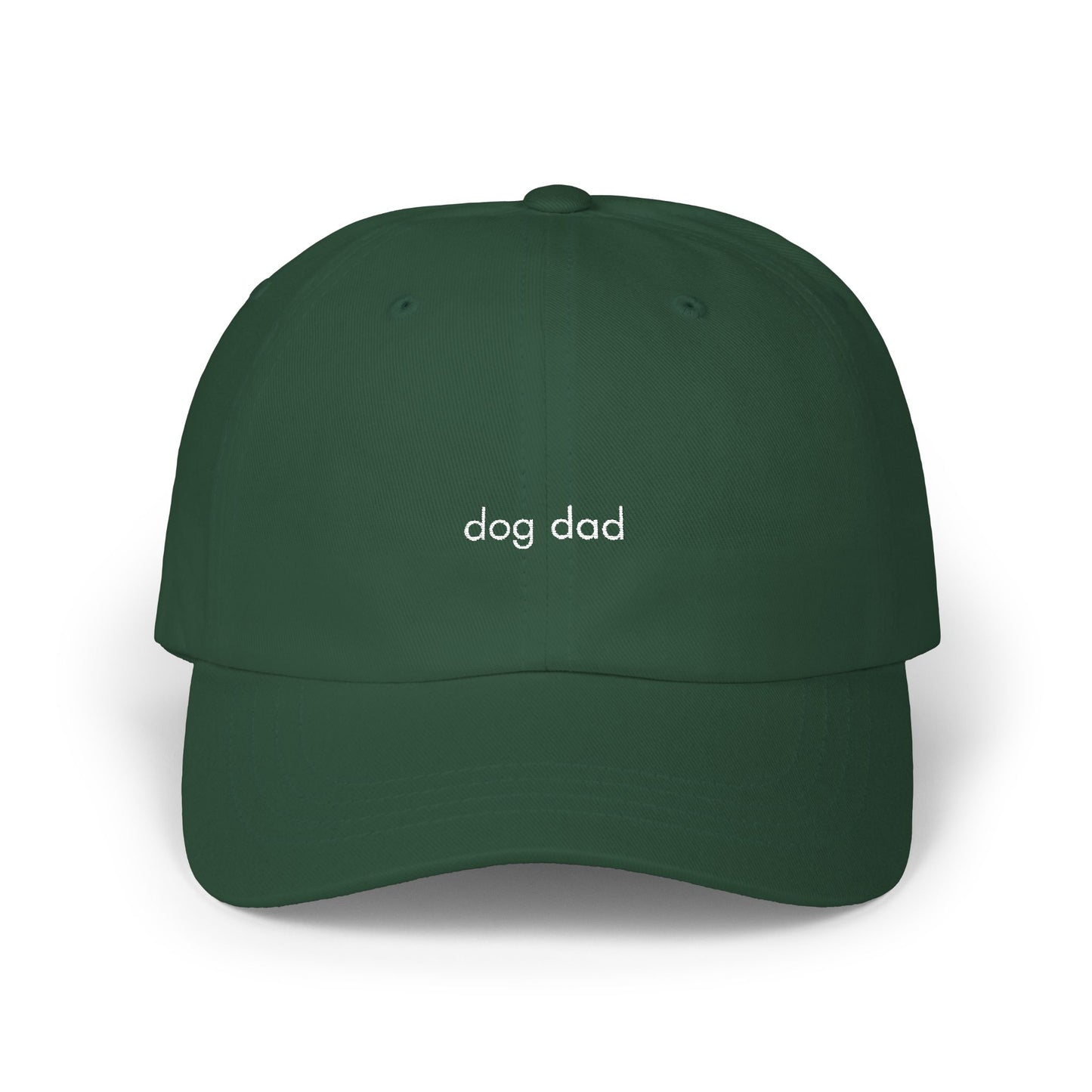 "Dog Dad" Baseball Hat - Black/Green/Navy