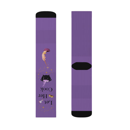 "Let Her Cook" Socks