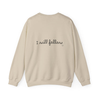 “Where You Lead / I Will Follow” Women's Crewneck Sweatshirt