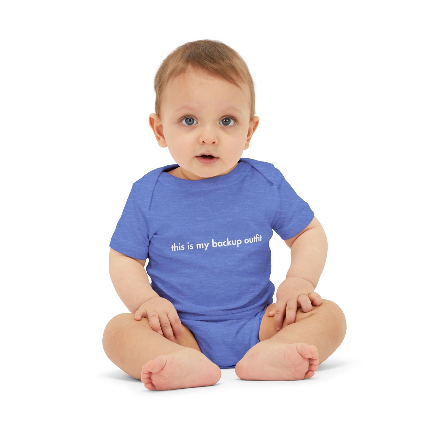 "This Is My Backup Outfit" Baby Onesie
