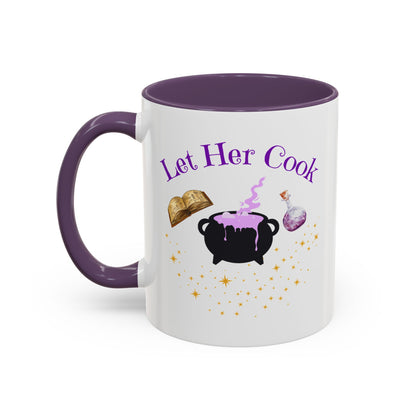 "Let Her Cook" Witch Mug