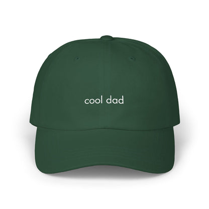 "Cool Dad" Baseball Hat - Black/Green/Navy