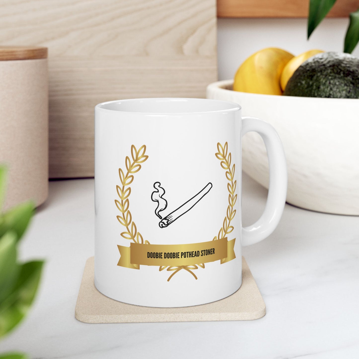 "Doobie Doobie Pothead Stoner" Award Mug