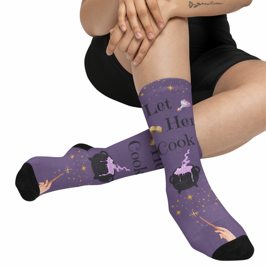 "Let Her Cook" Socks