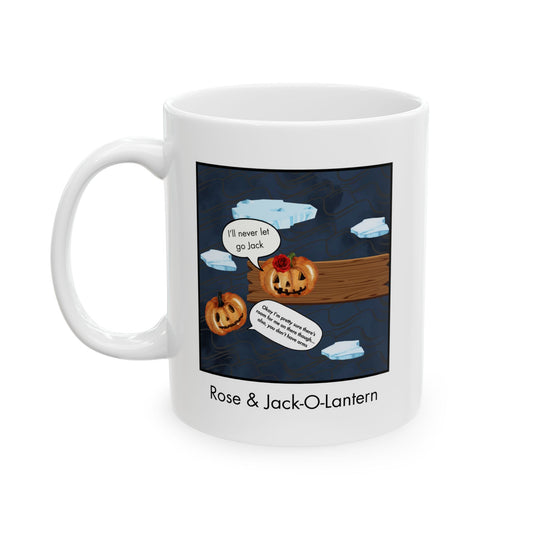 "Rose & Jack-O-Lantern" Halloween Mug