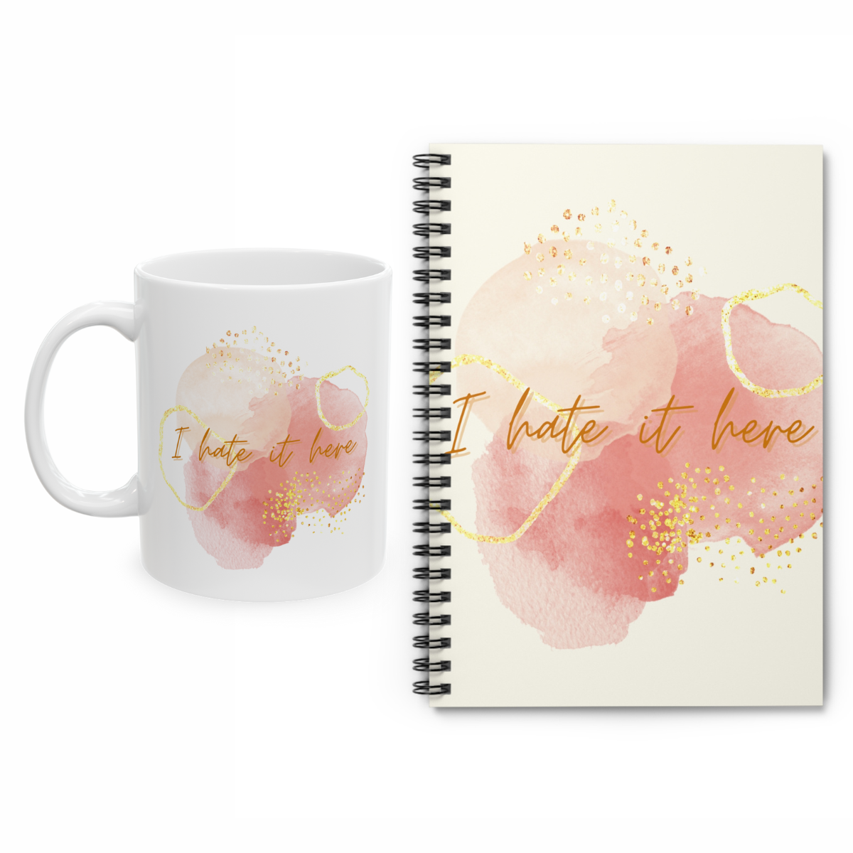 Demotivational Mug & Notebook Gift Set