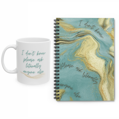 Demotivational Mug & Notebook Gift Set