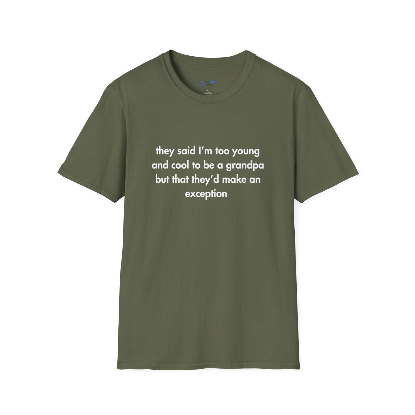 "Too Young & Cool to Be a Grandpa" Men's T-Shirt