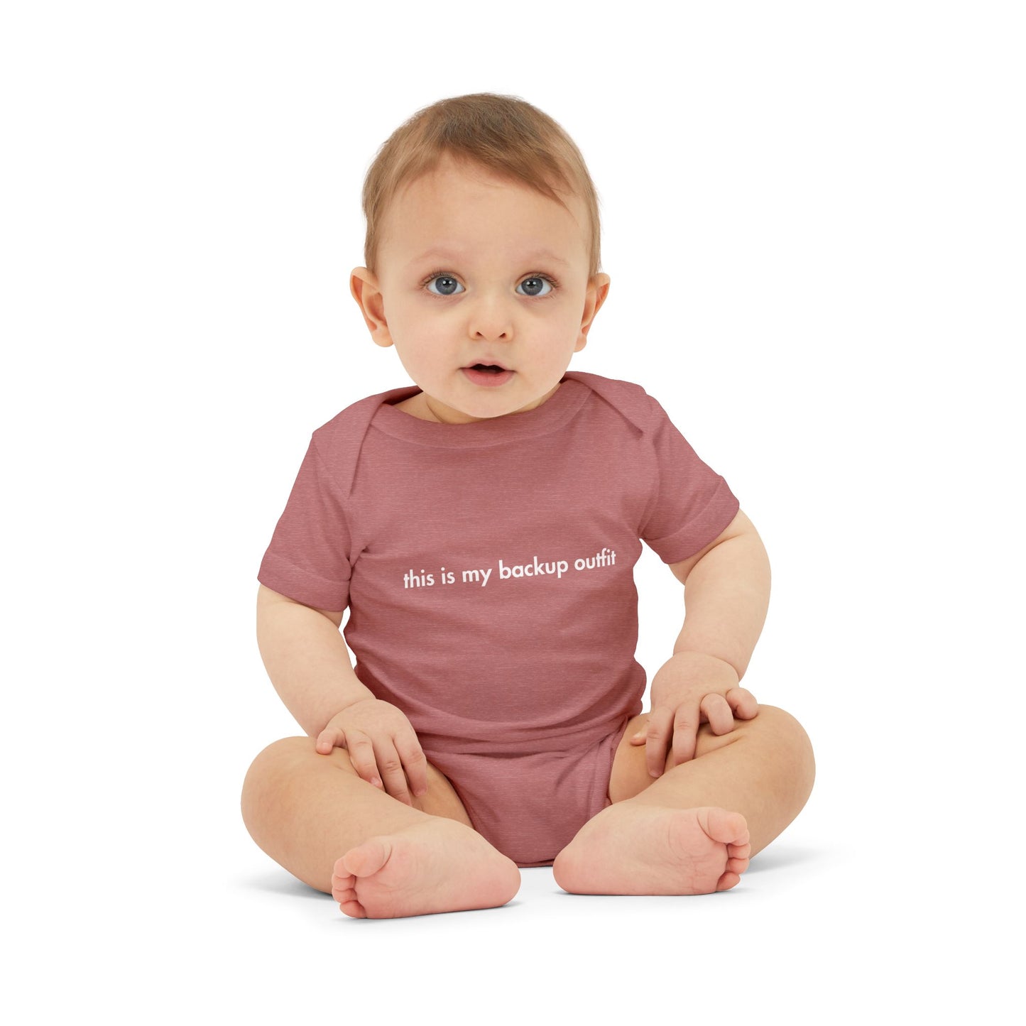 "This Is My Backup Outfit" Baby Onesie