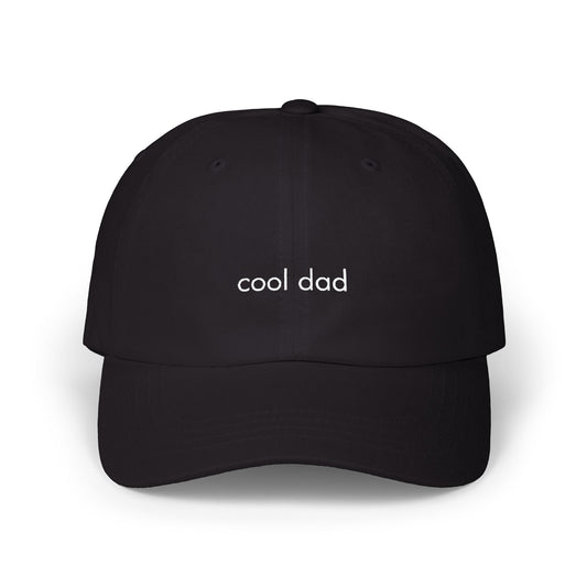 "Cool Dad" Baseball Hat - Black/Green/Navy