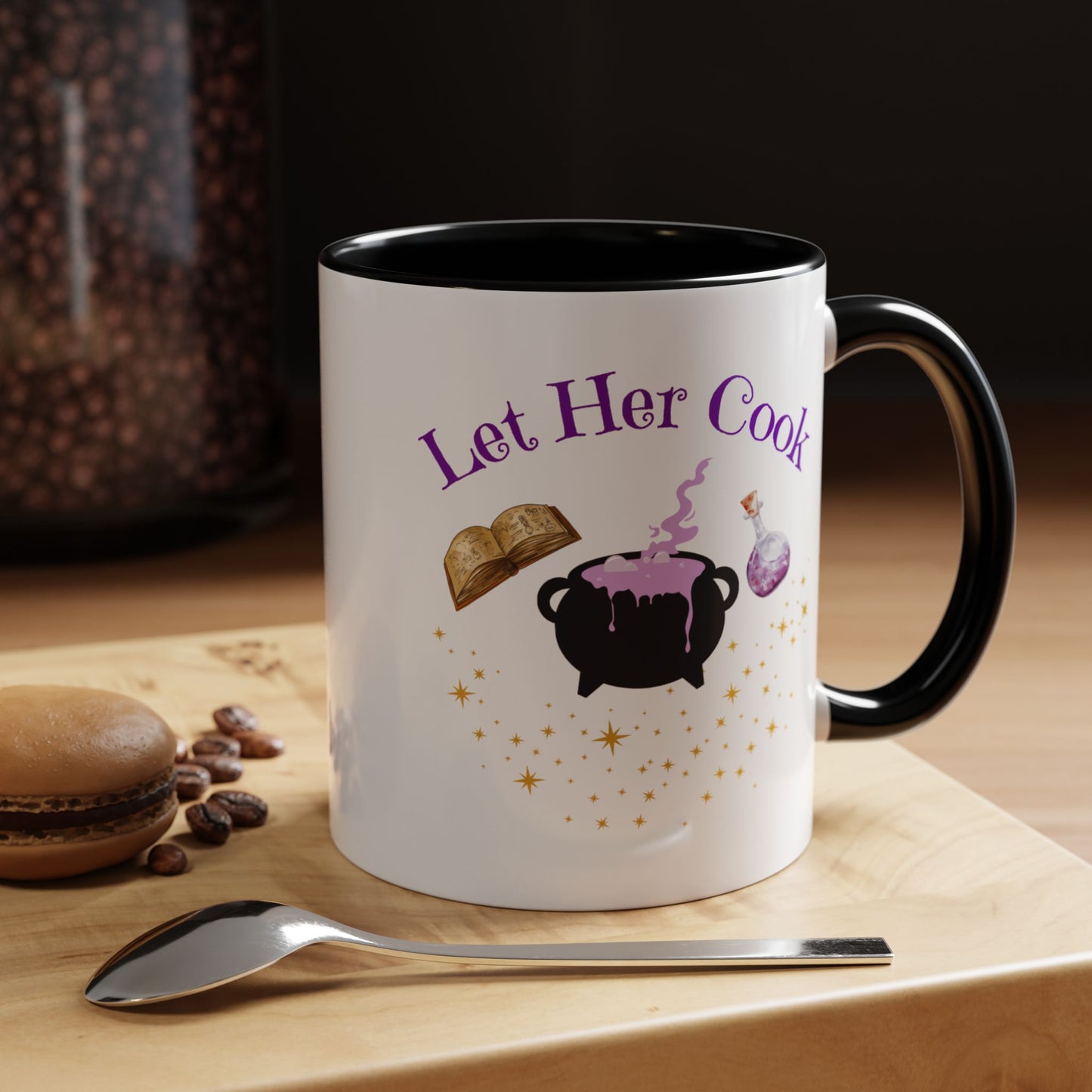 "Let Her Cook" Witch Mug