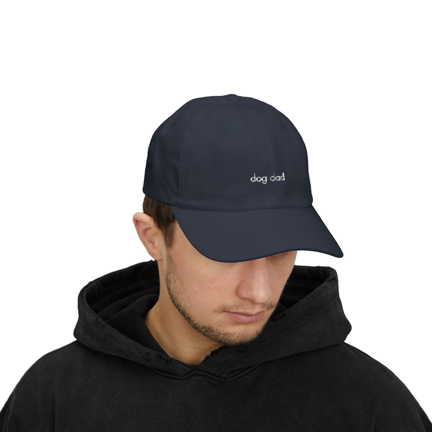 "Dog Dad" Baseball Hat - Black/Green/Navy