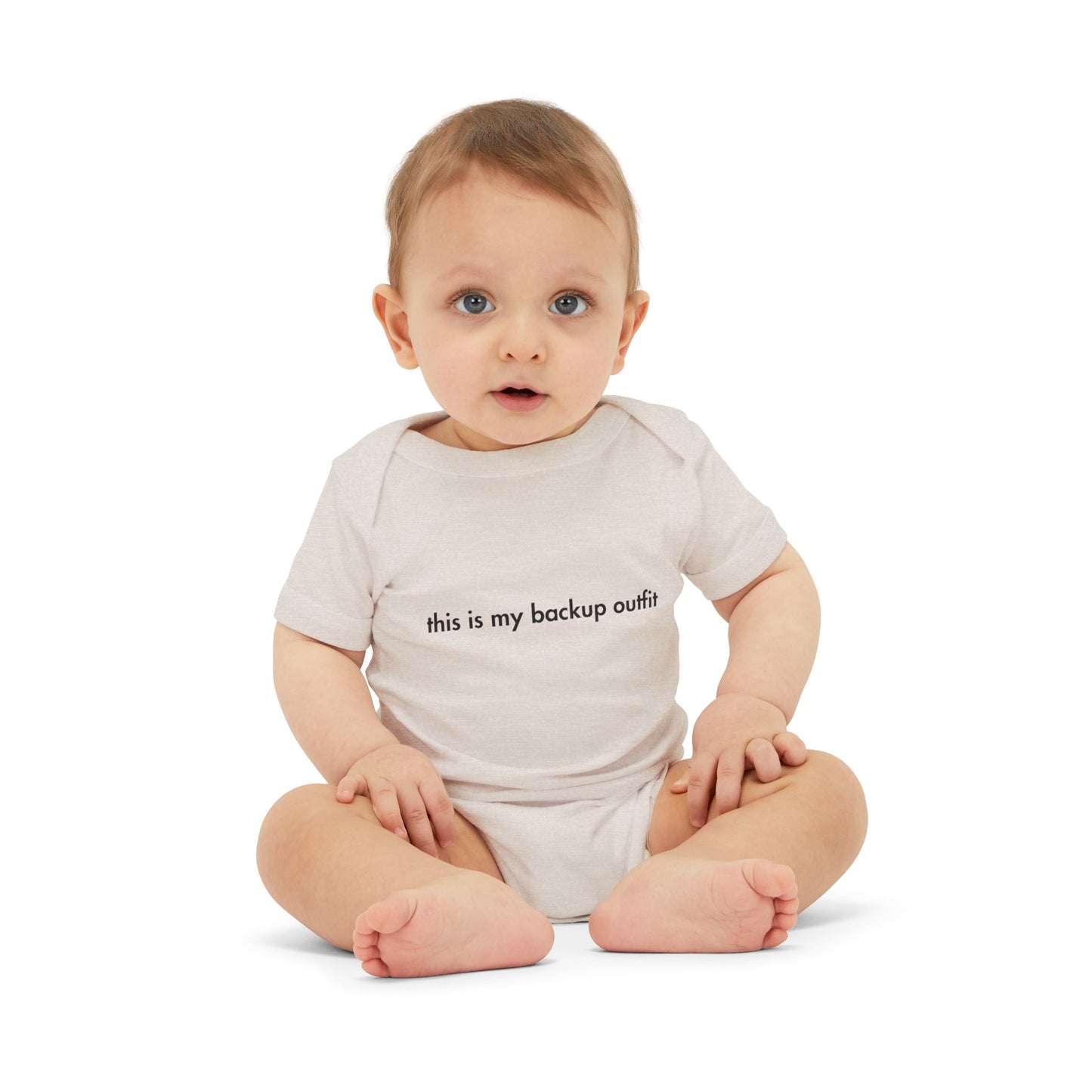 "This Is My Backup Outfit" Baby Onesie