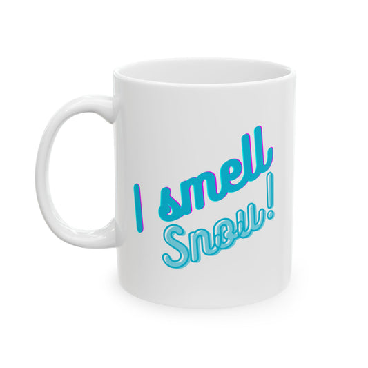 "I Smell Snow" Mug