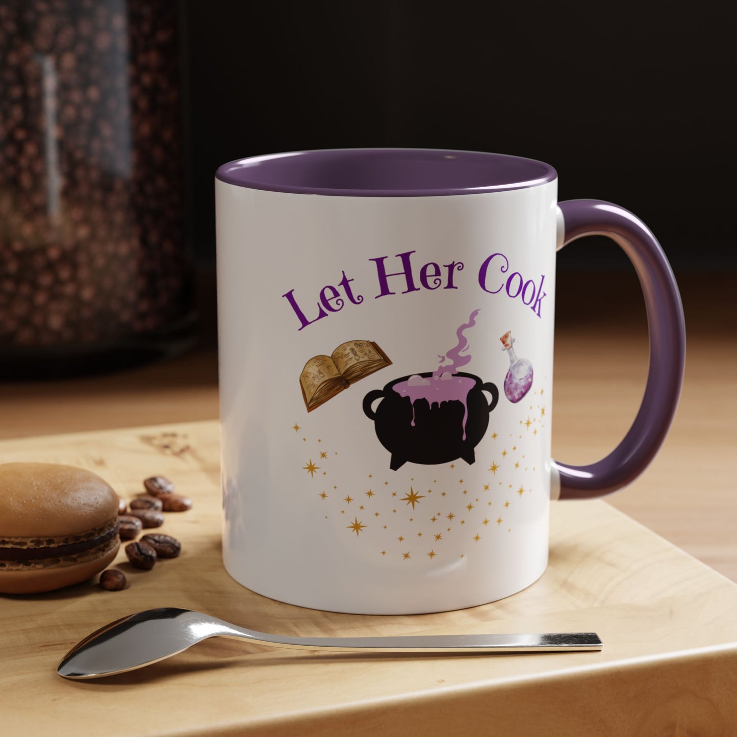 "Let Her Cook" Witch Mug