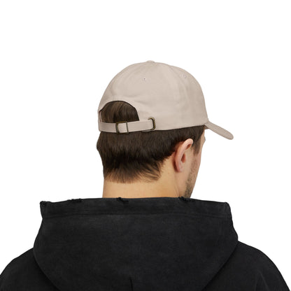"Dog Dad" Baseball Hat - White/Tan
